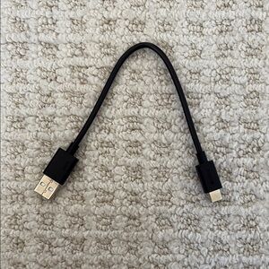 3/$20 Sony Black USB-C to USB-A Cable